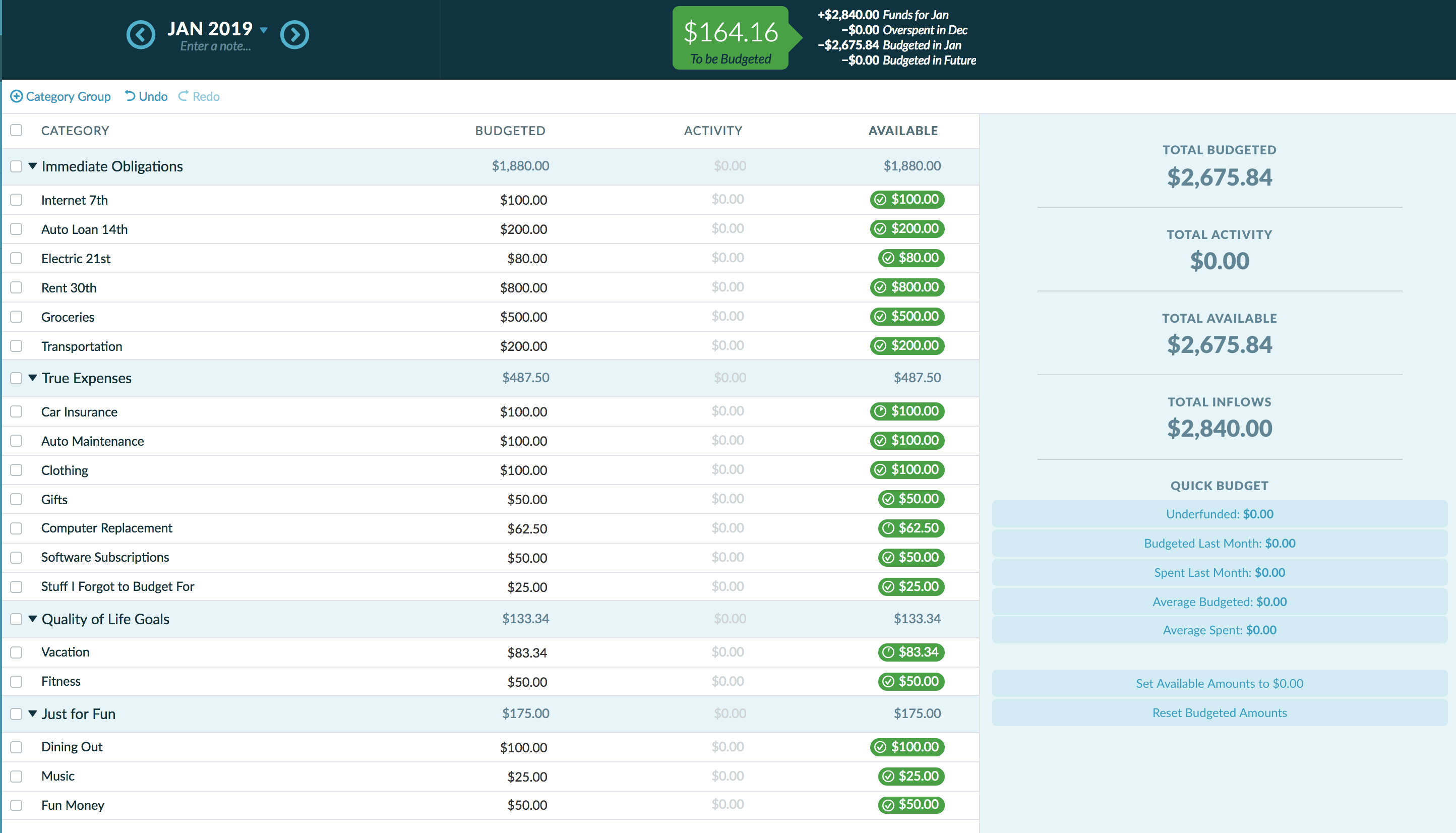 Ynab Spreadsheet Db excel