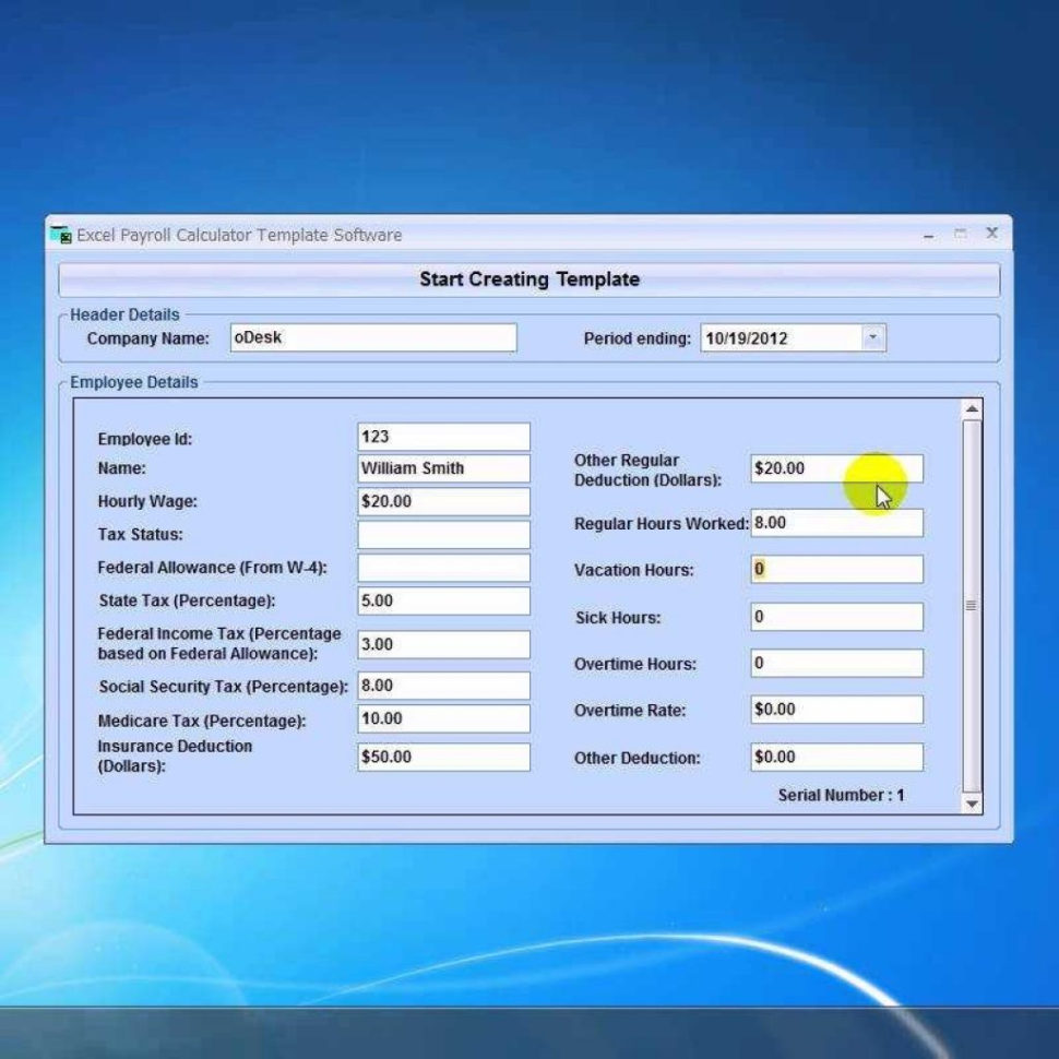 Youtube How To Use Excel Spreadsheet Within How To Use Excel Payroll Calculator Template Software  Youtube