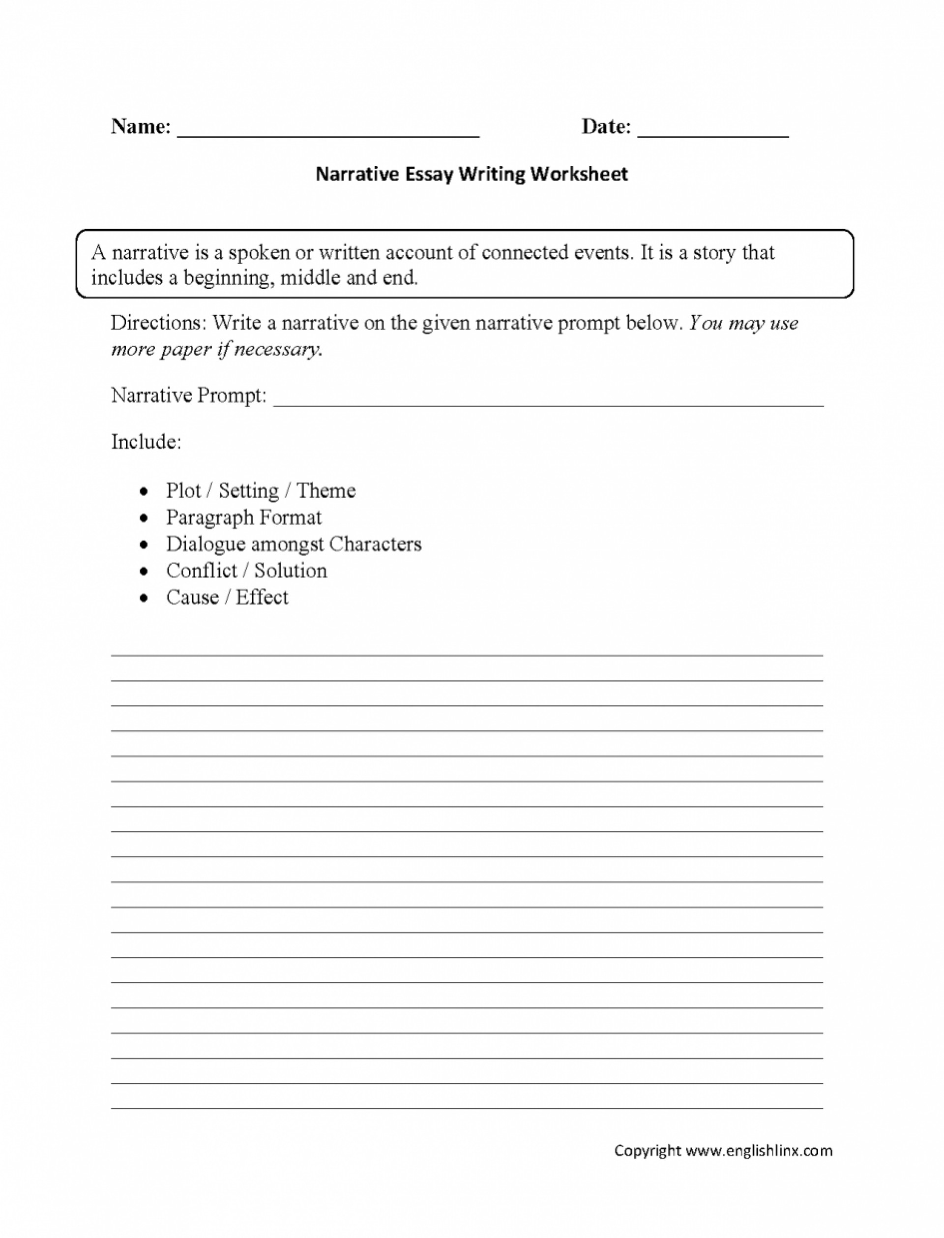 essay examples for 3rd grade