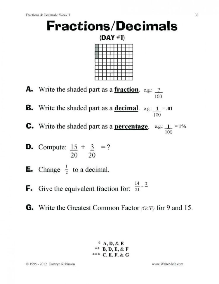 001 Worksheet Fractions Visual Fraction Worksheets For 4Th