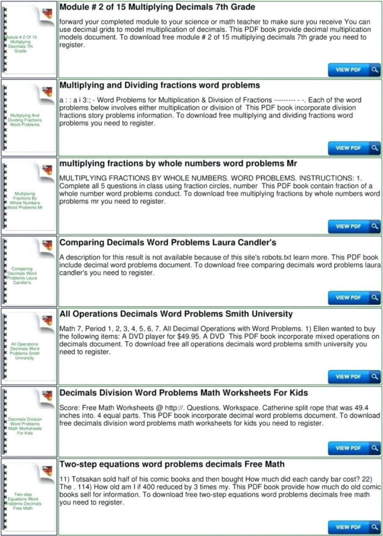 Decimals Worksheets Grade 6 — db-excel.com