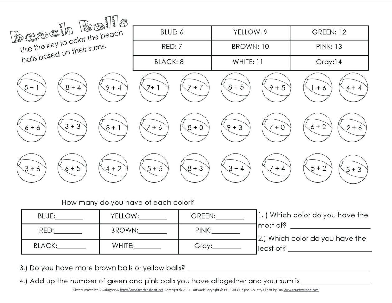 Fun Summer Worksheets For 4Th Grade Db excel