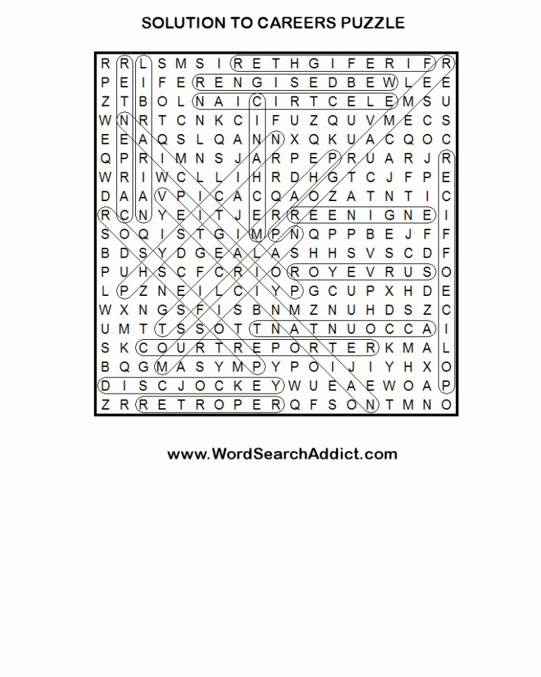 002 Printable Word Careers Solution Rare Search