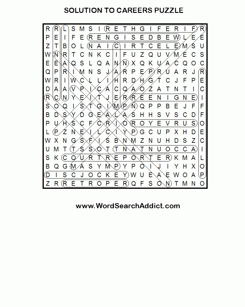 002 Printable Word Careers Solution Rare Search