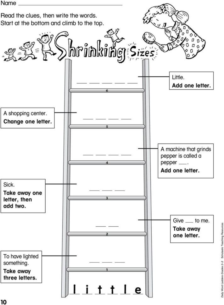 002 Printable Word Ladders Middle School Excellent  Istherewhitesmoke