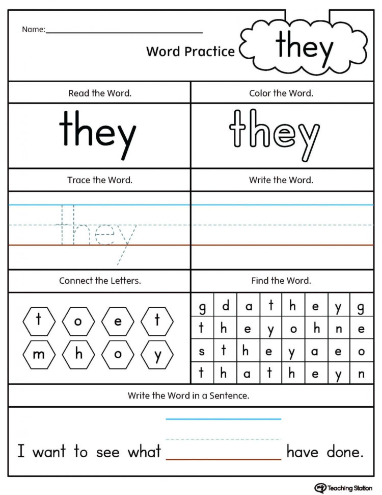 004 Printable Word Dolch Sight Words Phenomenal Grade 4 Free