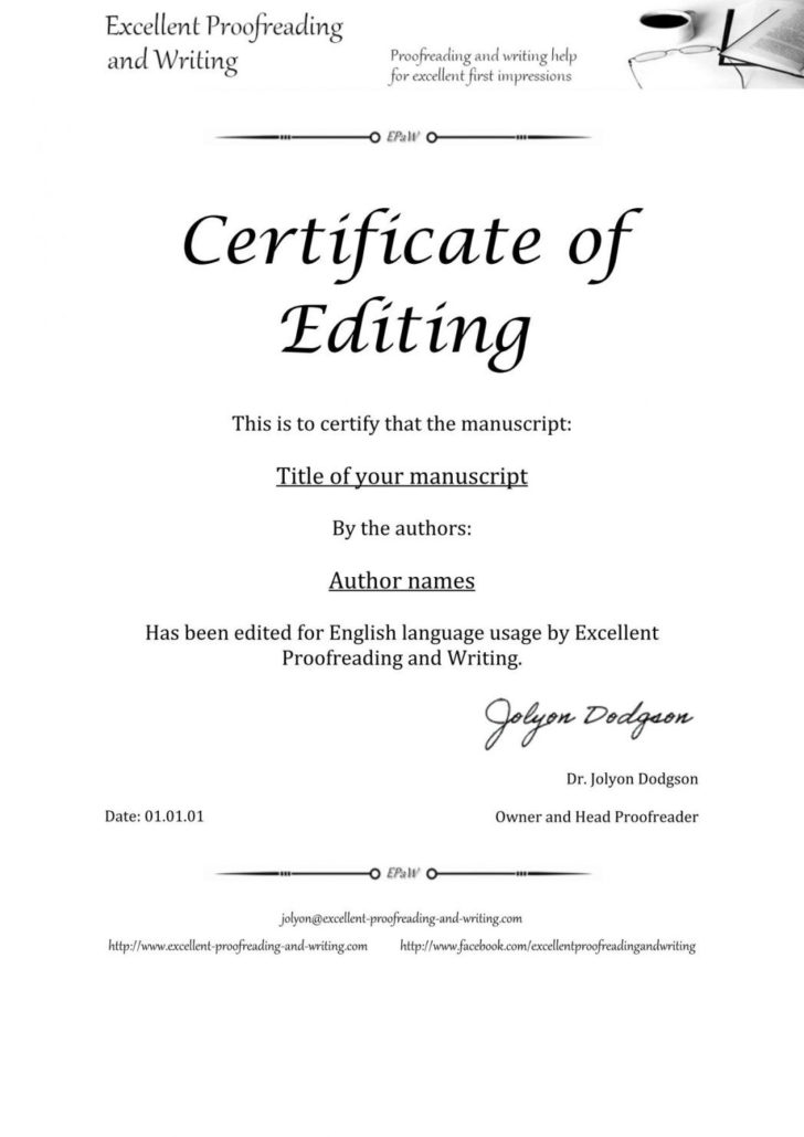 Editing And Proofreading Worksheets