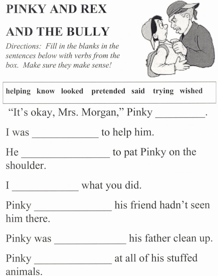 Worksheets On Bullying