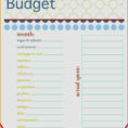 009 20Family Budget  Spreadsheet Free Easy Worksheet