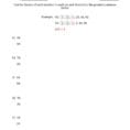 009 Printable F And Lcm Word Exceptional Problems