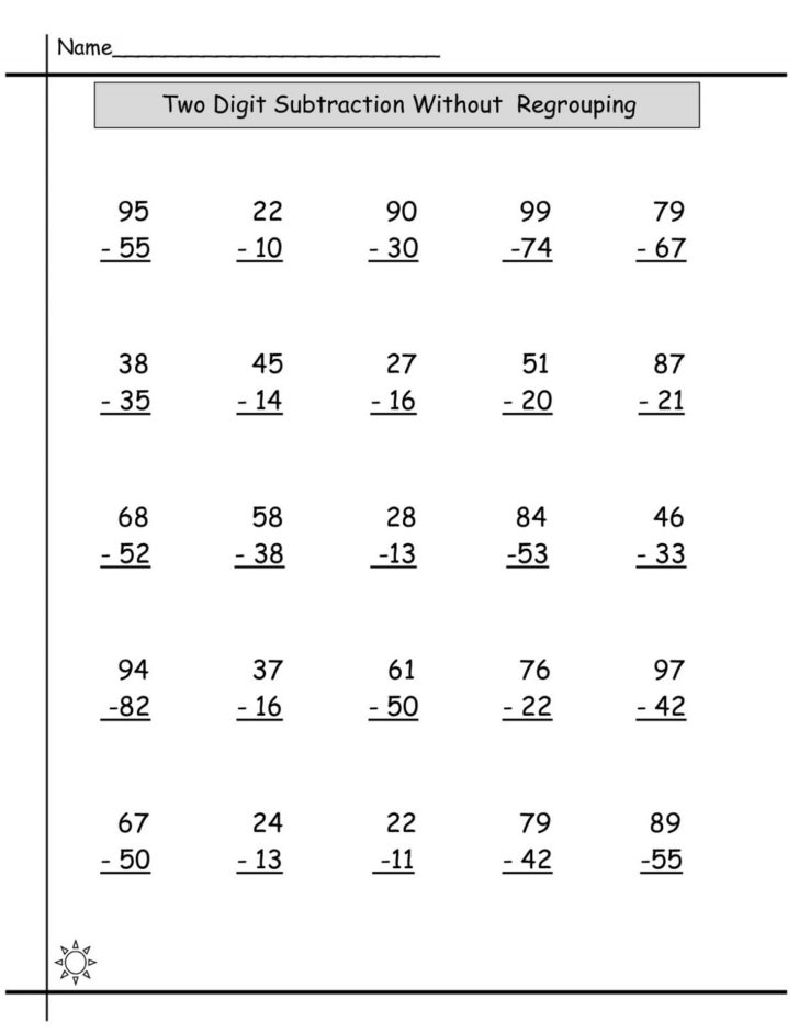 Free Printable Math Addition Worksheets For Kindergarten