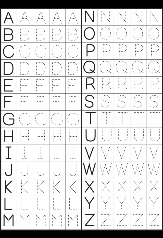 010 Alphabet Worksheets For Kindergarten To Zfit8002C1035