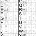 010 Alphabet Worksheets For Kindergarten To Zfit8002C1035 Worksheet