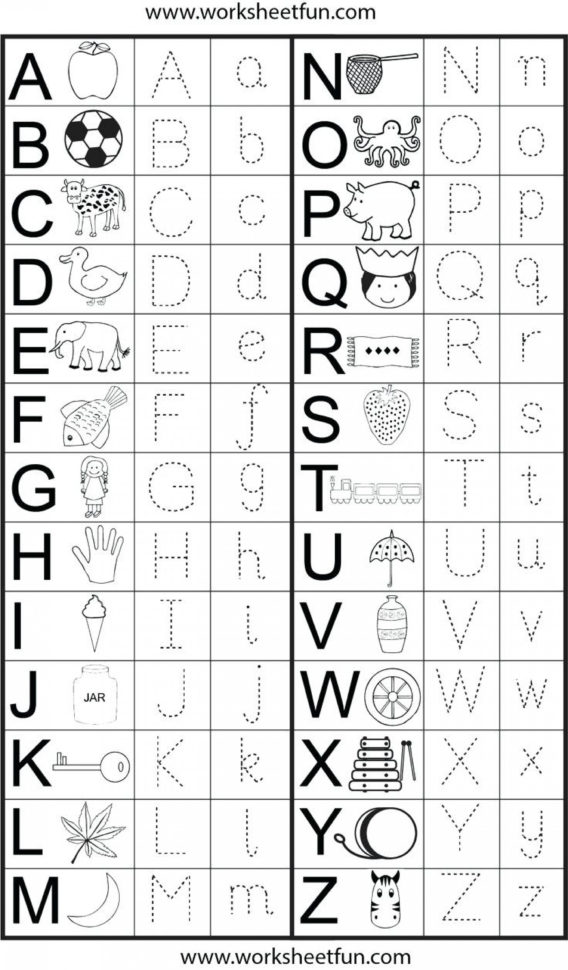 010 Alphabet Worksheets For Kindergarten To Zfit8002C1035 Worksheet