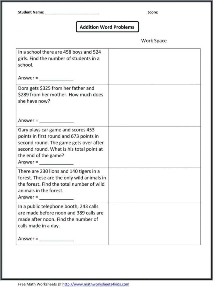 Time Word Problems Worksheets