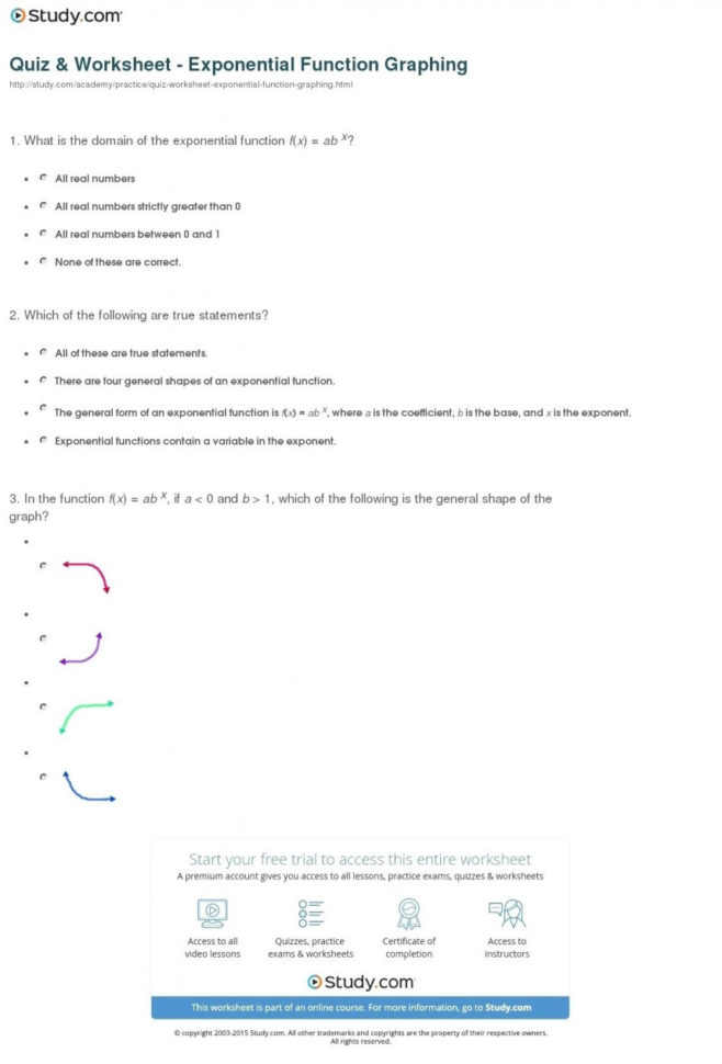 010 Printable Word Exponential Equations Worksheet Math Solving And