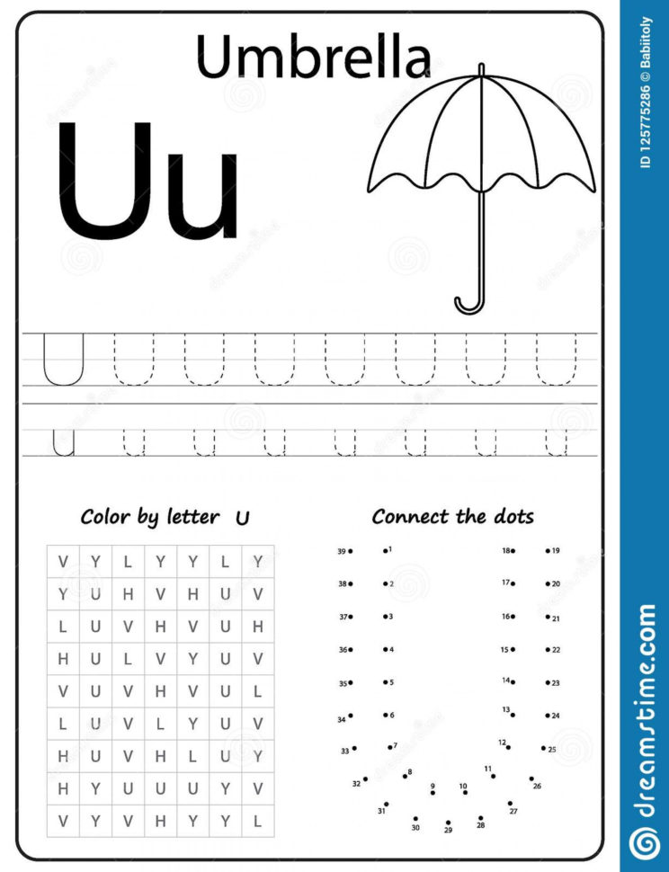 012 Letter Us For Kindergarten Fascinating U Worksheets