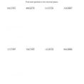 012 Worksheet Long Division With Decimals Decimal Worksheets 5Th