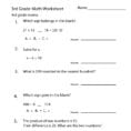 015 Worksheet Third Grade Worksheets Outstanding Math 3Rd