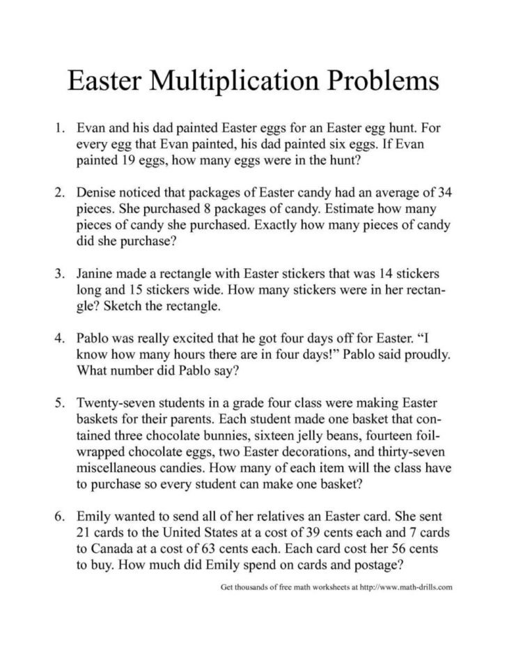 016 6Th Grade Math Word Problems Worksheets With Answers Pdf Db excel