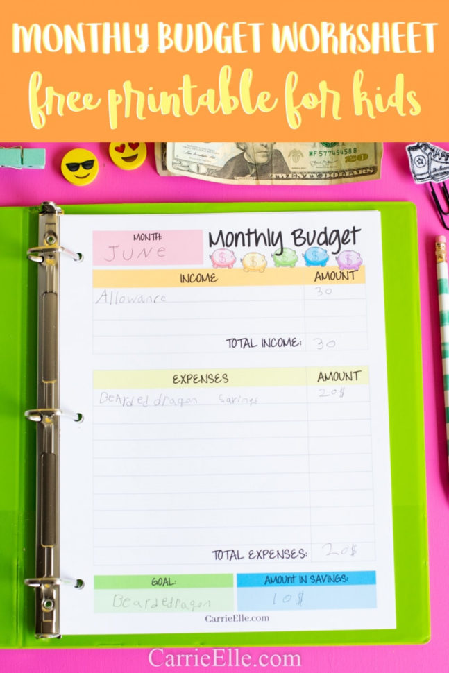016 Budgetings Free For Students Budget Staggering Budgeting