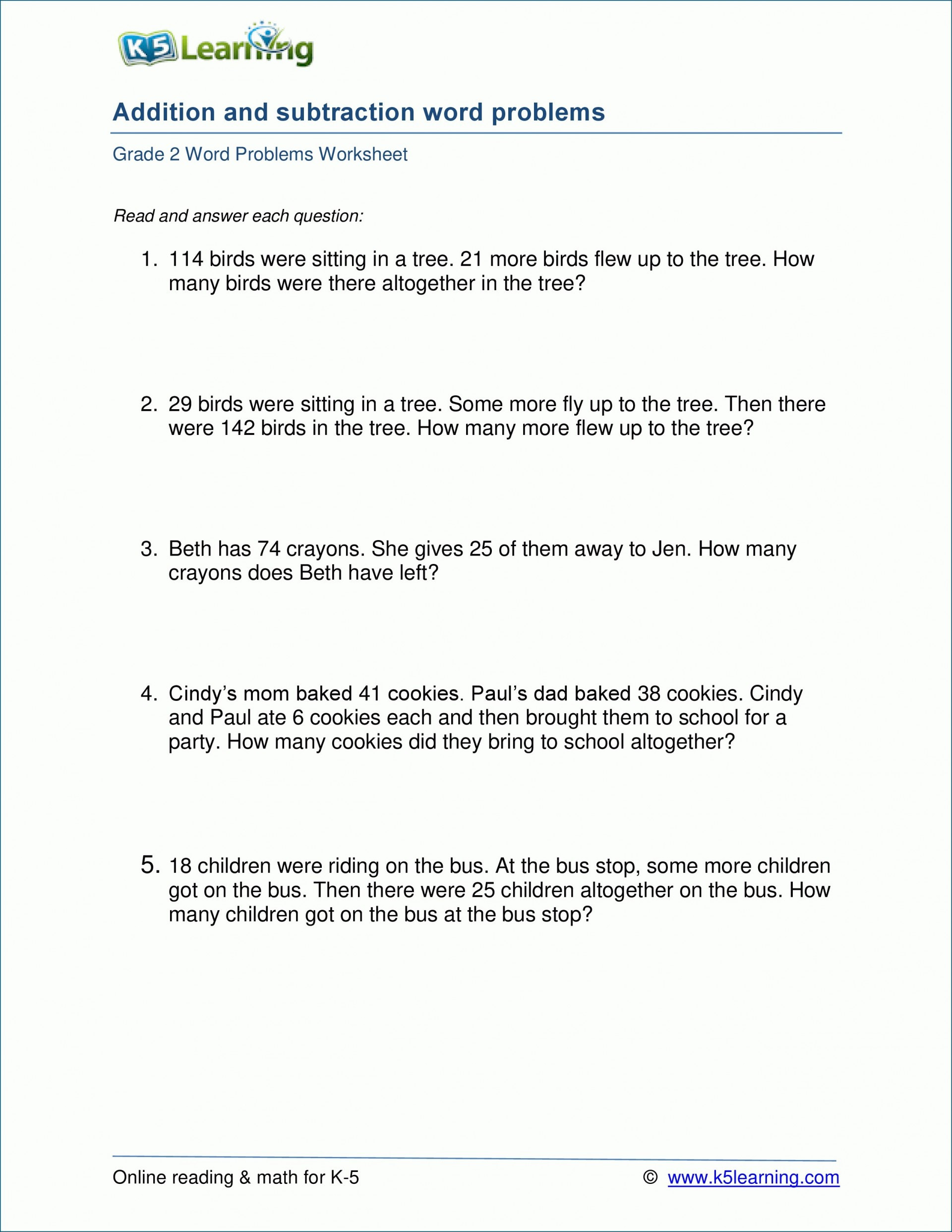 018 3Rd Grade Math Word Problems Worksheets Printable Best
