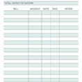 018 Business Expense Sheets And Budget Reports