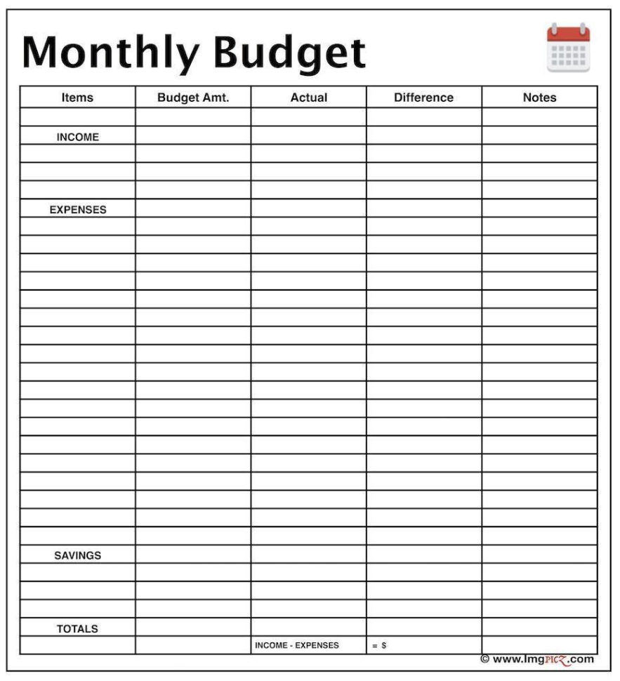 018  Ideas Free Budget Planner Printable Beautiful