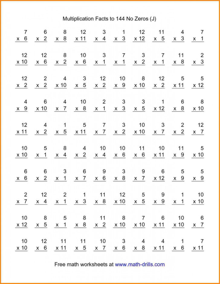 Multiplication Worksheets 1 12 — db-excel.com