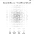 018 Social Skills And Friendship Fun 4889 Word Search Maker