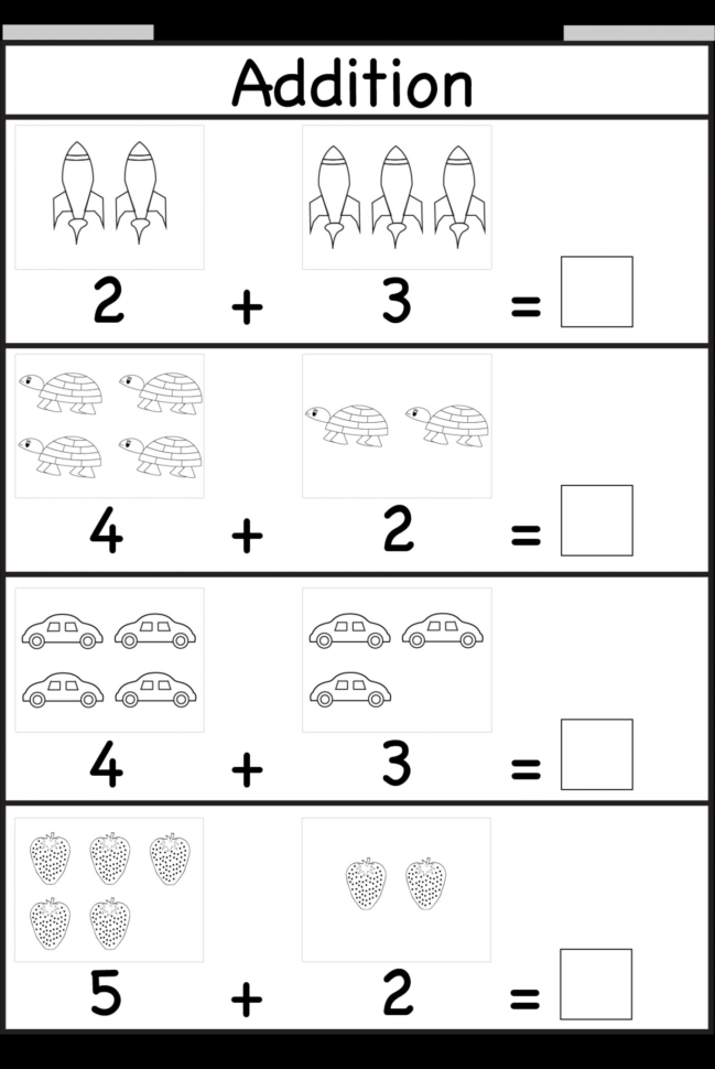 018 Worksheet Kindergarten Addition 20Math Worksheets Free