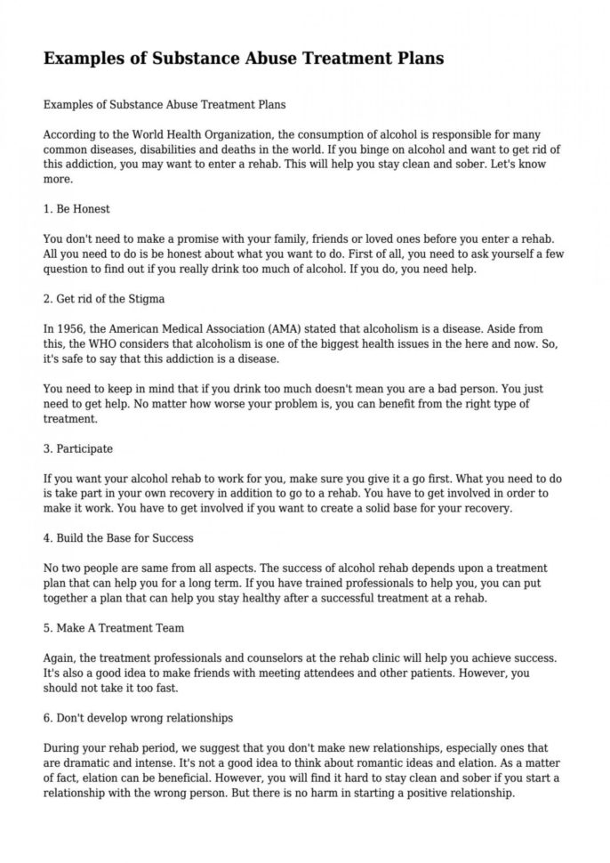 019 Substance Abuse Treatment Plan  S Drug