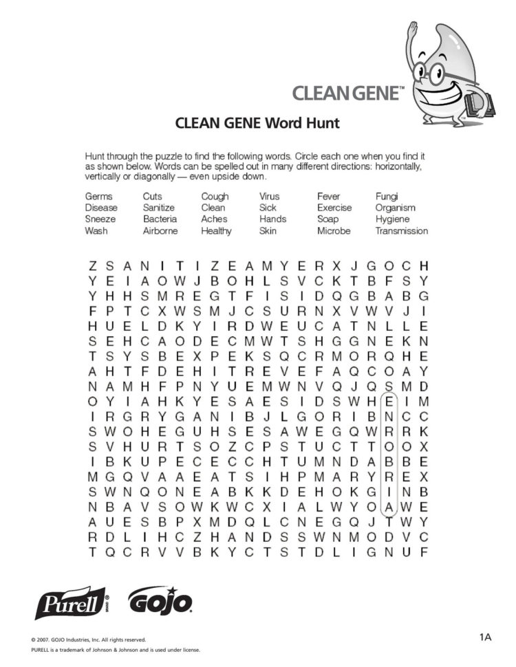 021 K Hand Hygiene Lesson Plans And Worksheets Page Free Printable