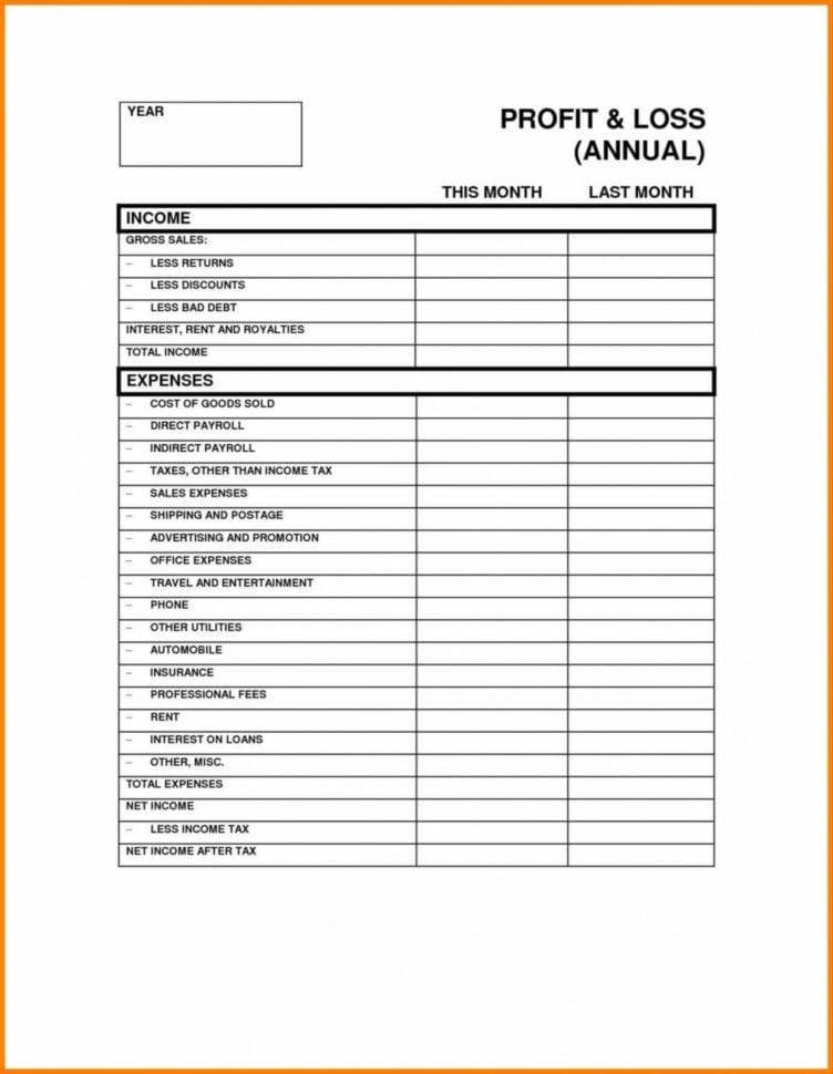 022  Ideas Profit And Loss Excel Best Of Worksheet