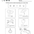 022 Kindergarten Phonics Worksheets Free Printables