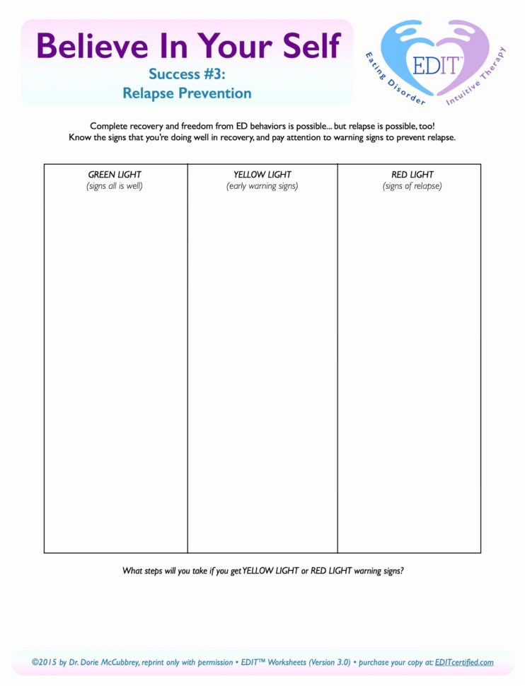 022 Substance Abuse Group Worksheets Elegant Relapse Prevention Plan