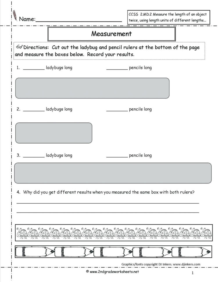 kindergarten measurement worksheets db excelcom