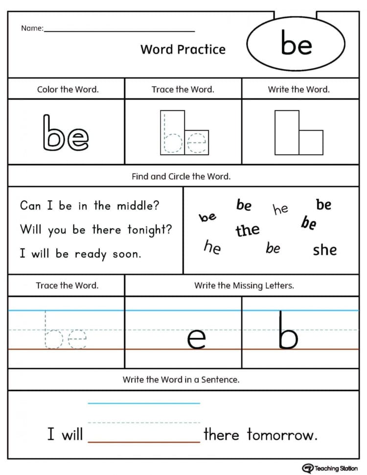 025 Free Printable Ft Grade Sight Words Word Kindergarten