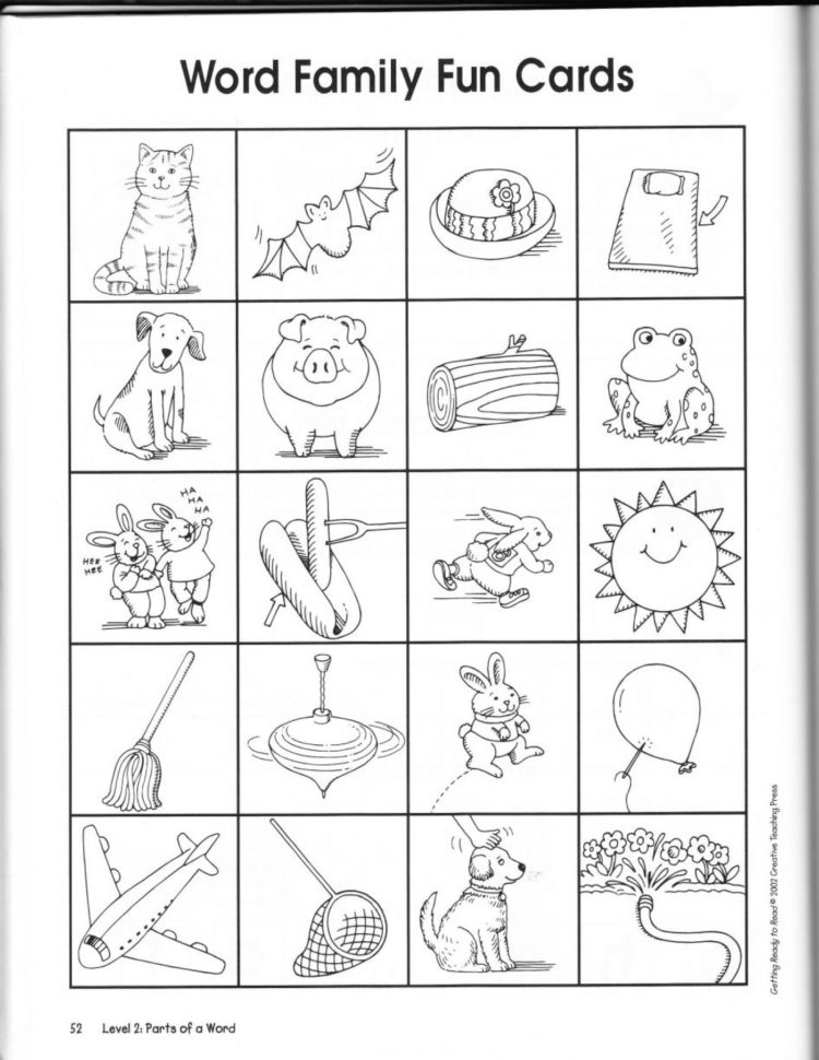 025 Free Printable Rhyming Words Word Kindergarten Worksheet