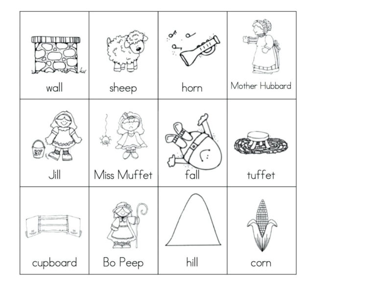 rhyming worksheets for kindergarten cut and paste db excelcom