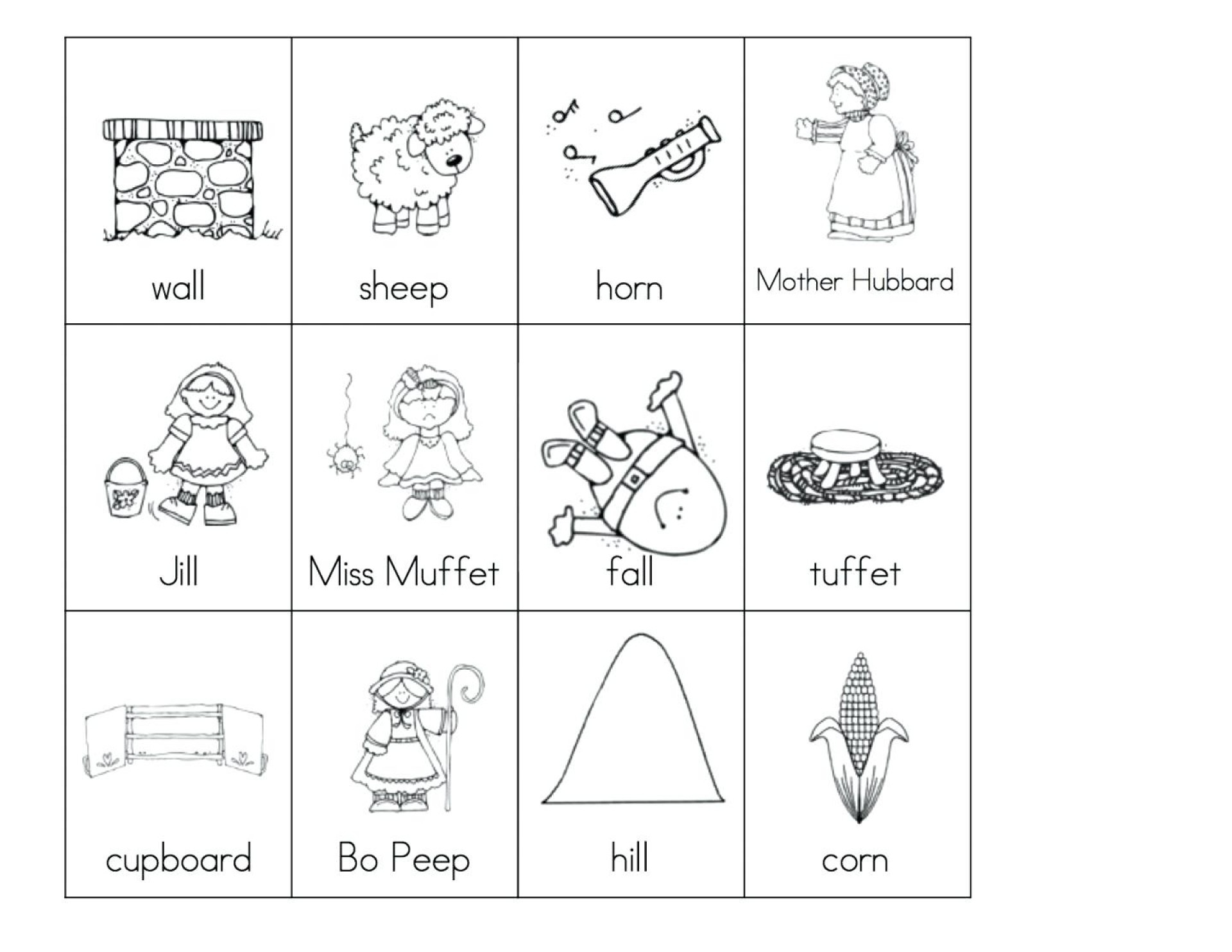 026 Free Printable Rhymings That Rhyme With Fall Kindergarten