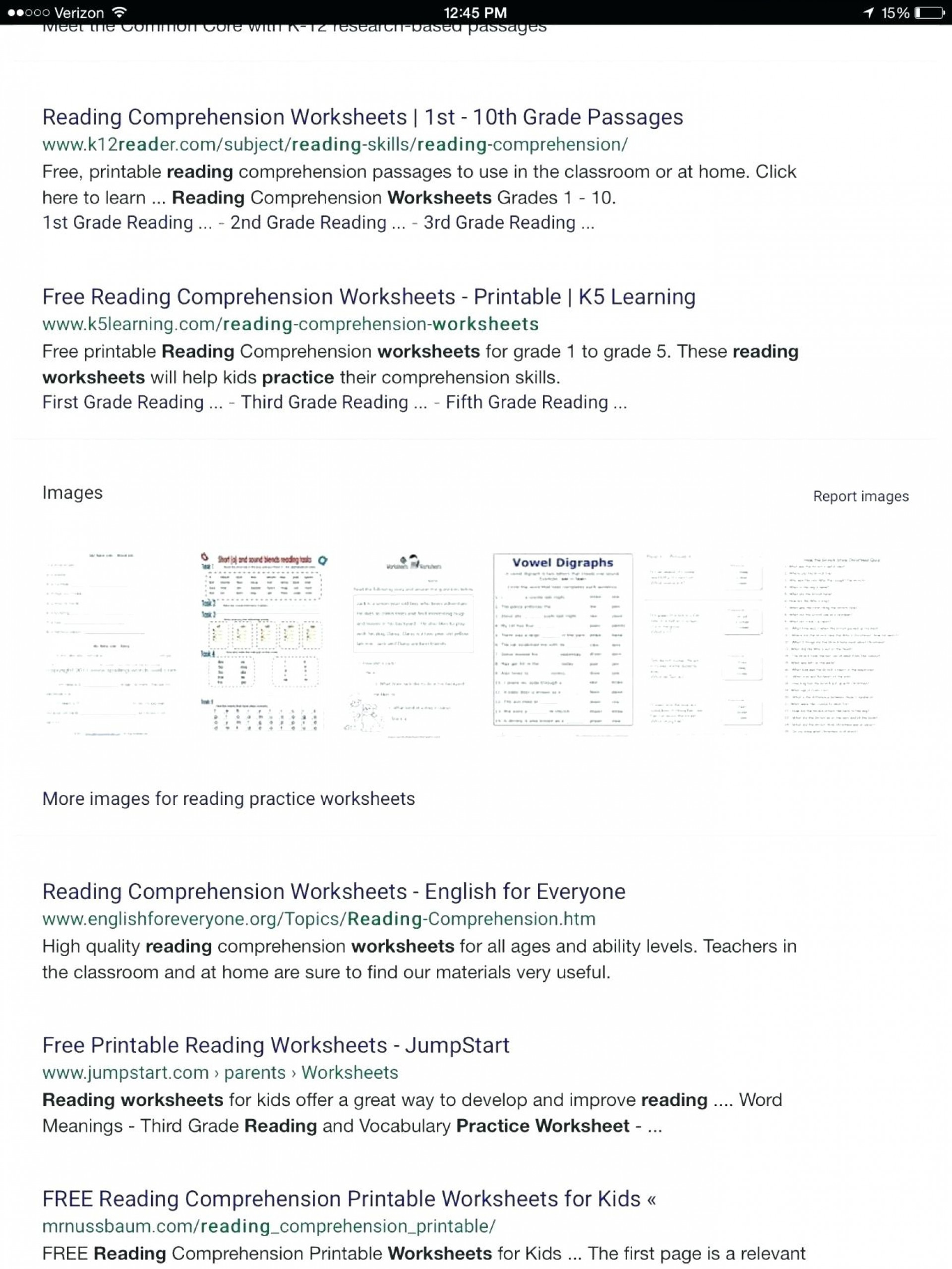 027 Grade Readingomprehension Worksheets Pdf Math To