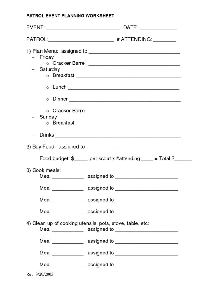 Boy Scout Worksheets — db-excel.com