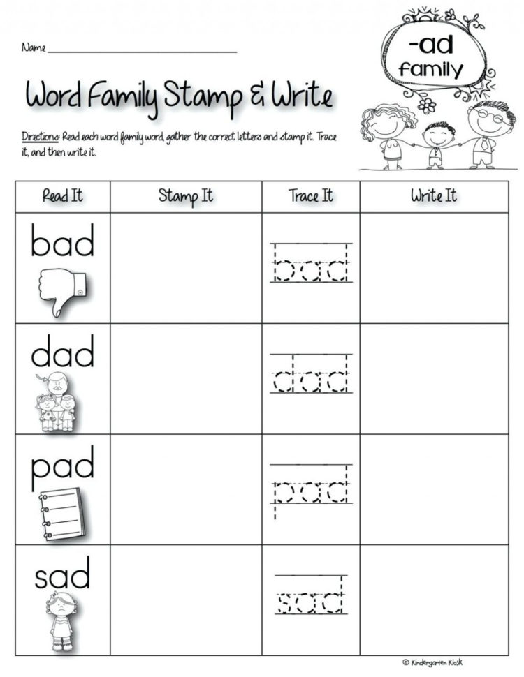 029 Printable Word Family Worksheets 20Word Families 3Rd