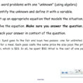 031 Printable Wordems Of Equations Problems Solving