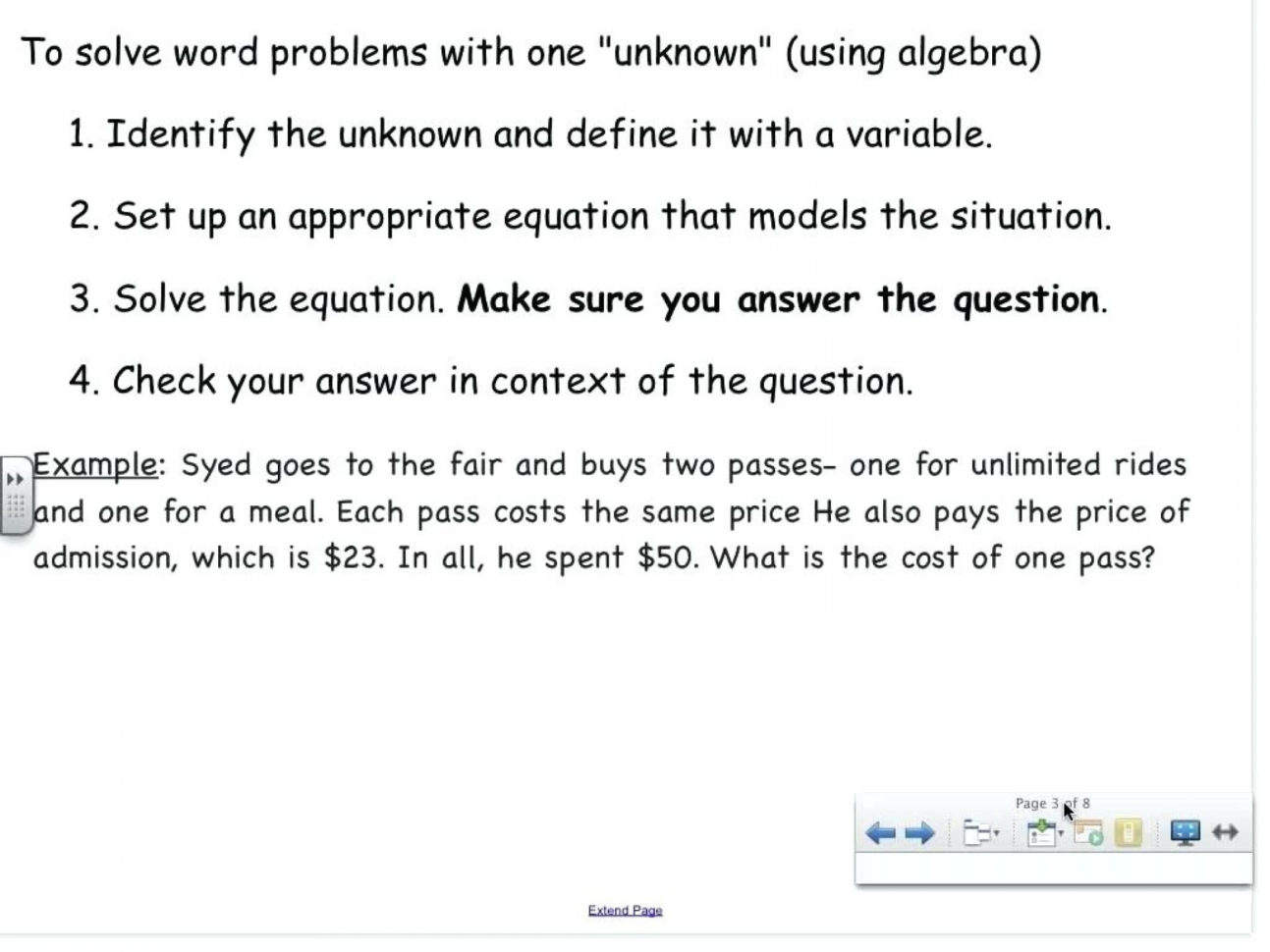 031 Printable Wordems Of Equations Problems Solving