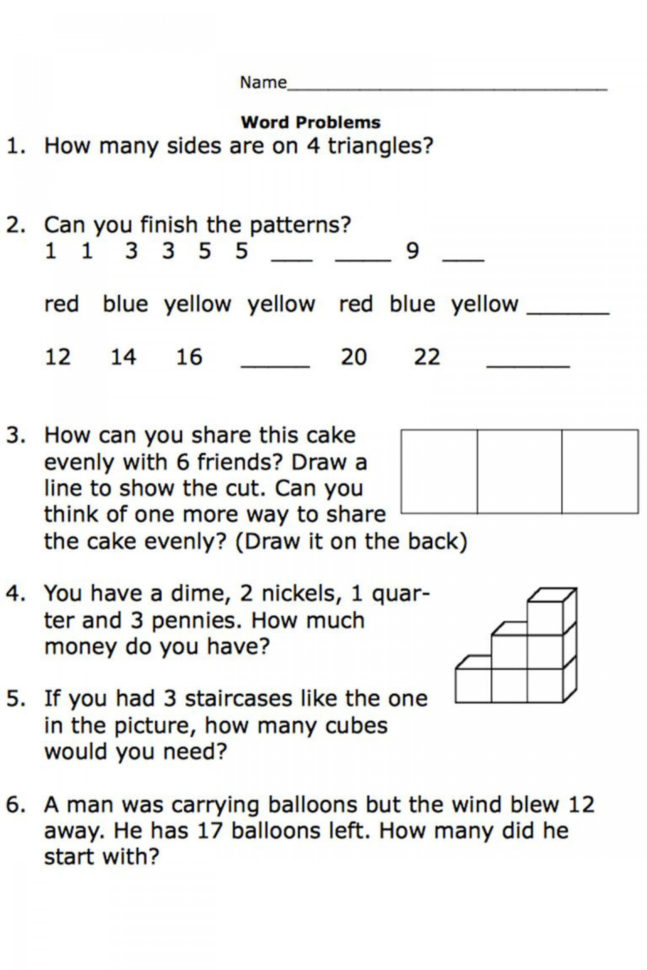 Math Worksheets Middle School