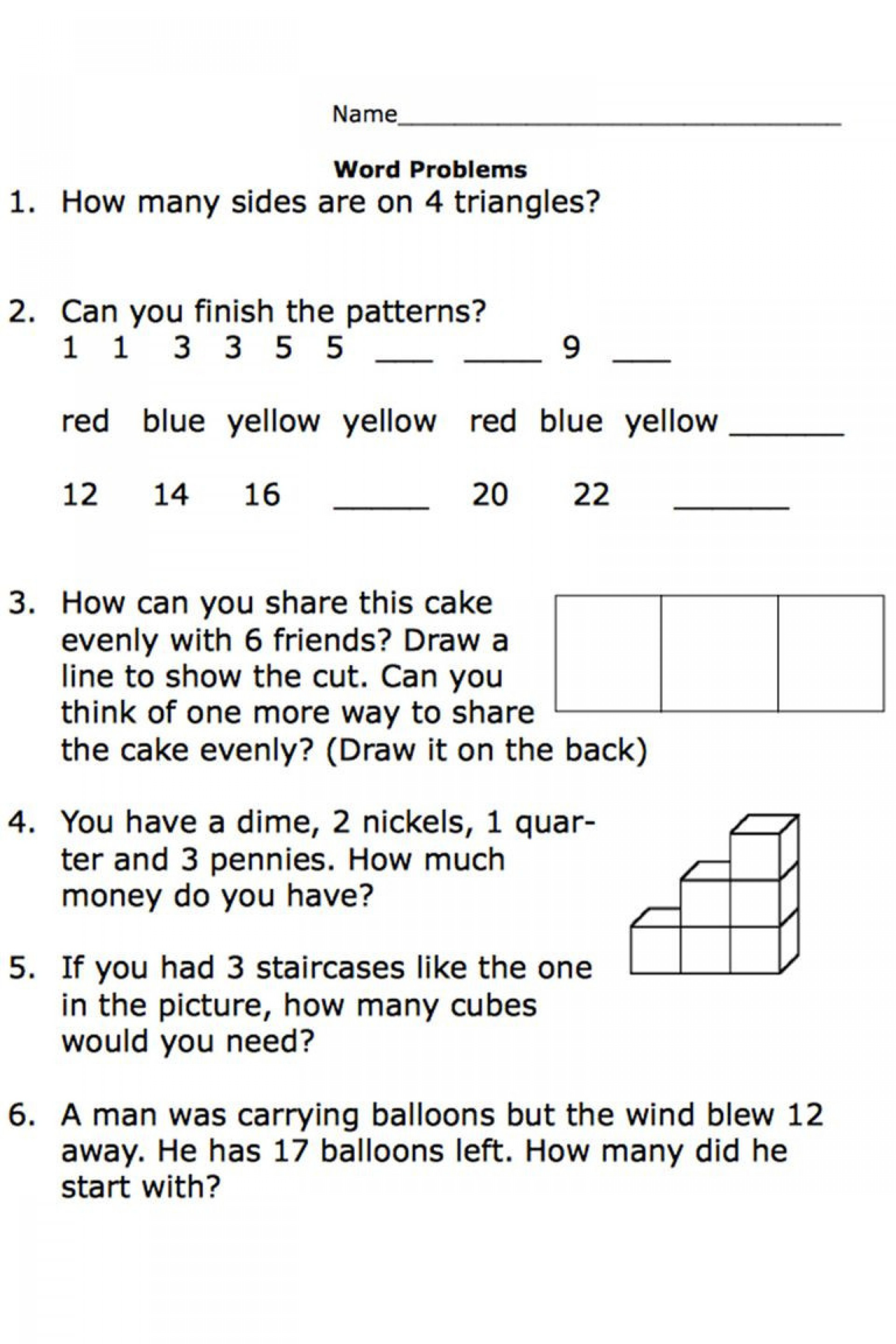middle school math worksheets with answers