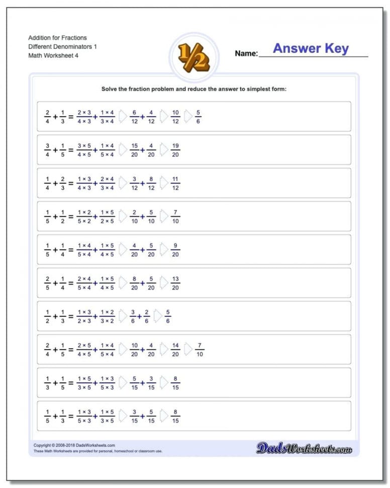 033 4Th Grade Decimal Worksheets Math Fraction Word Problems