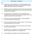 033 Printable Word 7Th Grade Problems Second Math Worksheet